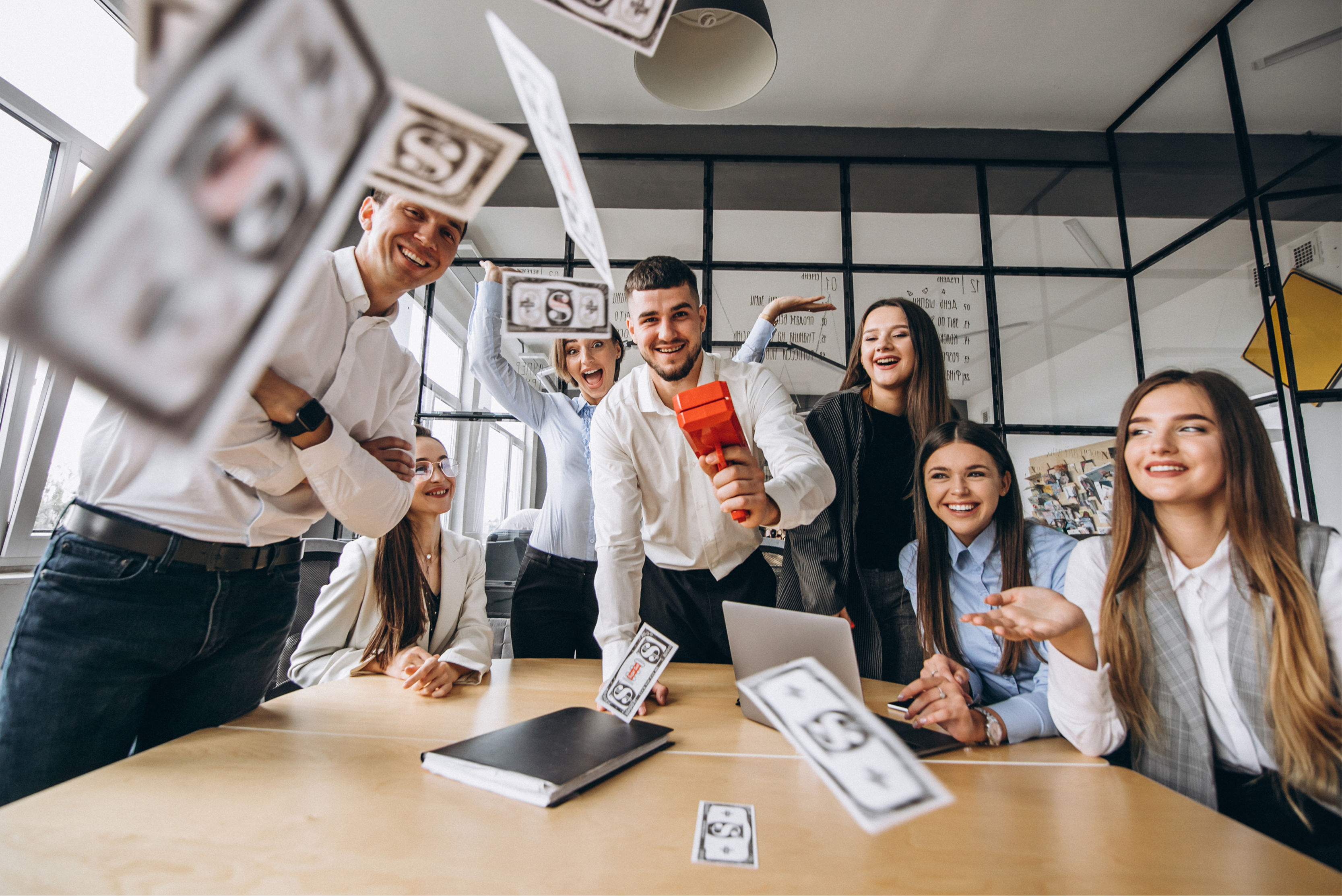 Team celebrating successful grant applications – funding and grants context