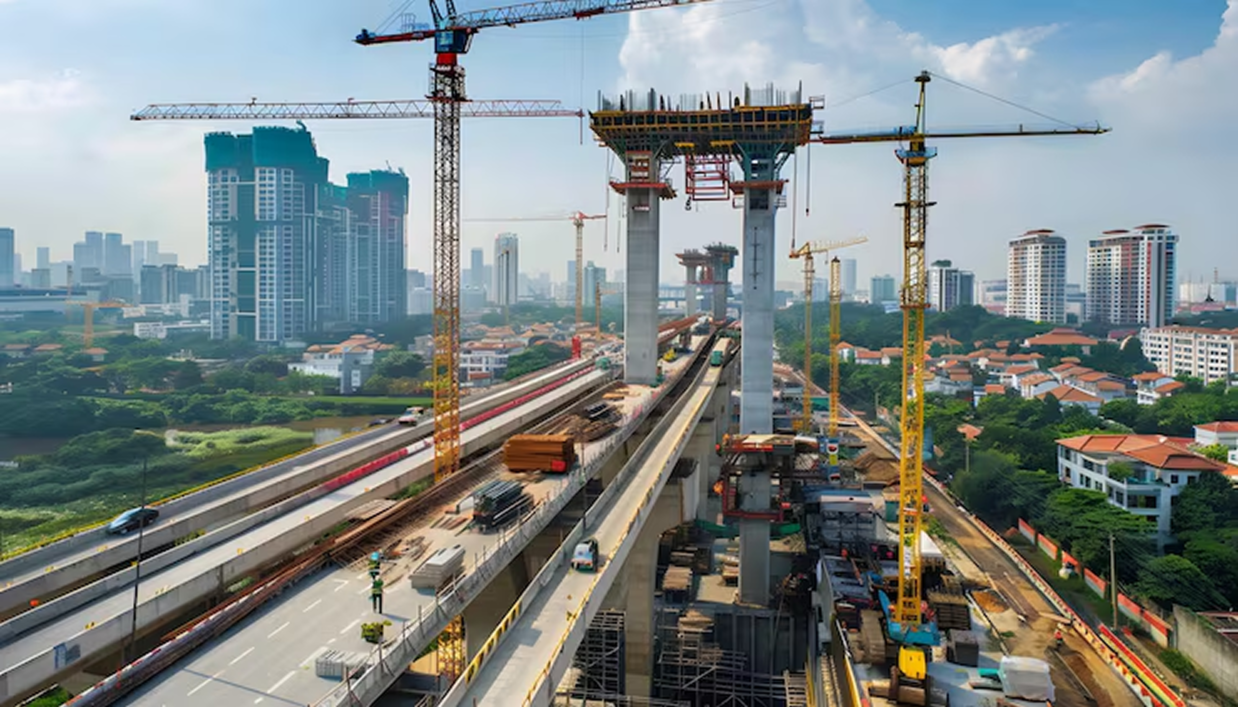 Infrastructure construction – bridges, cranes, large-scale projects