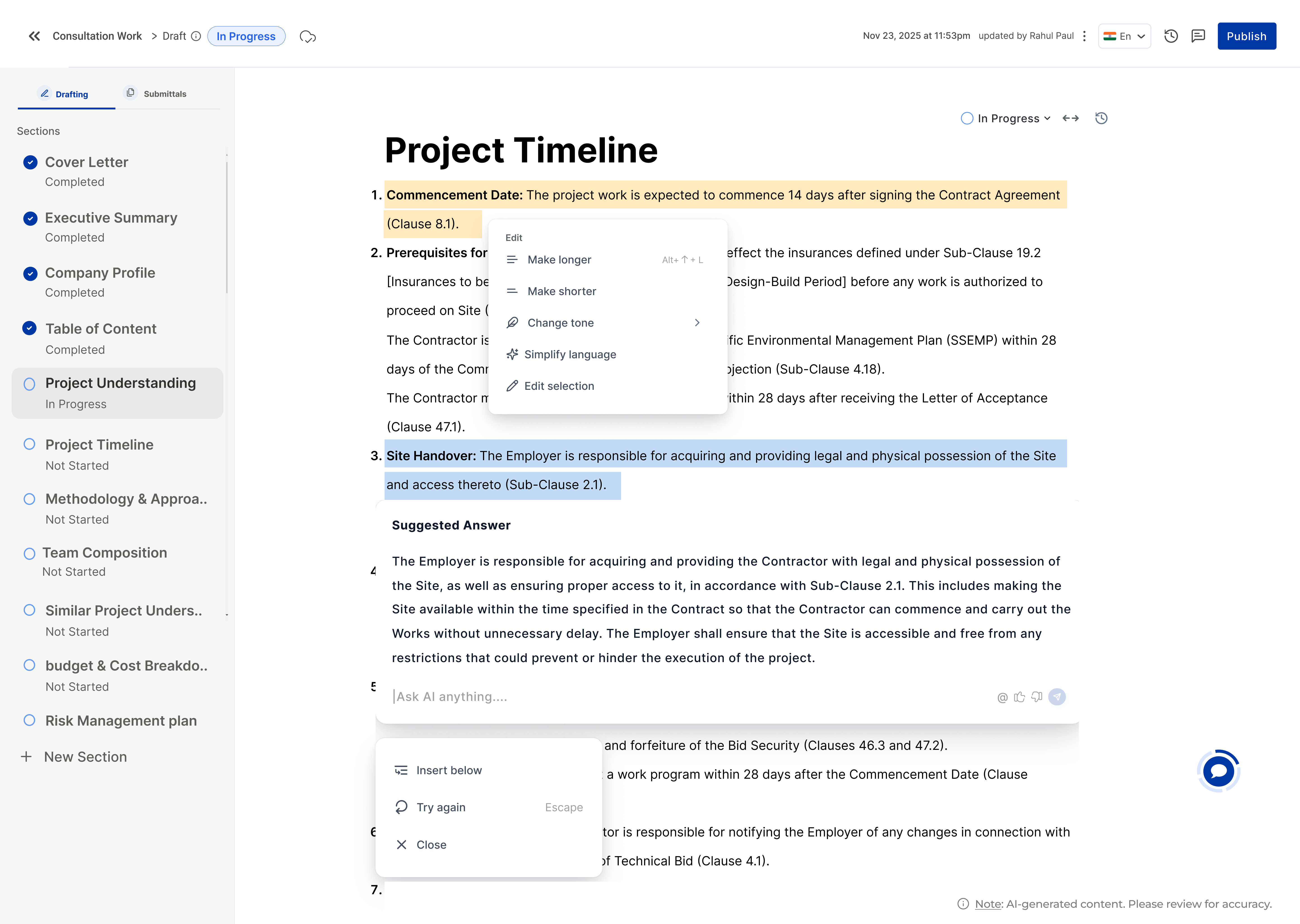 PropelPro Home Dashboard