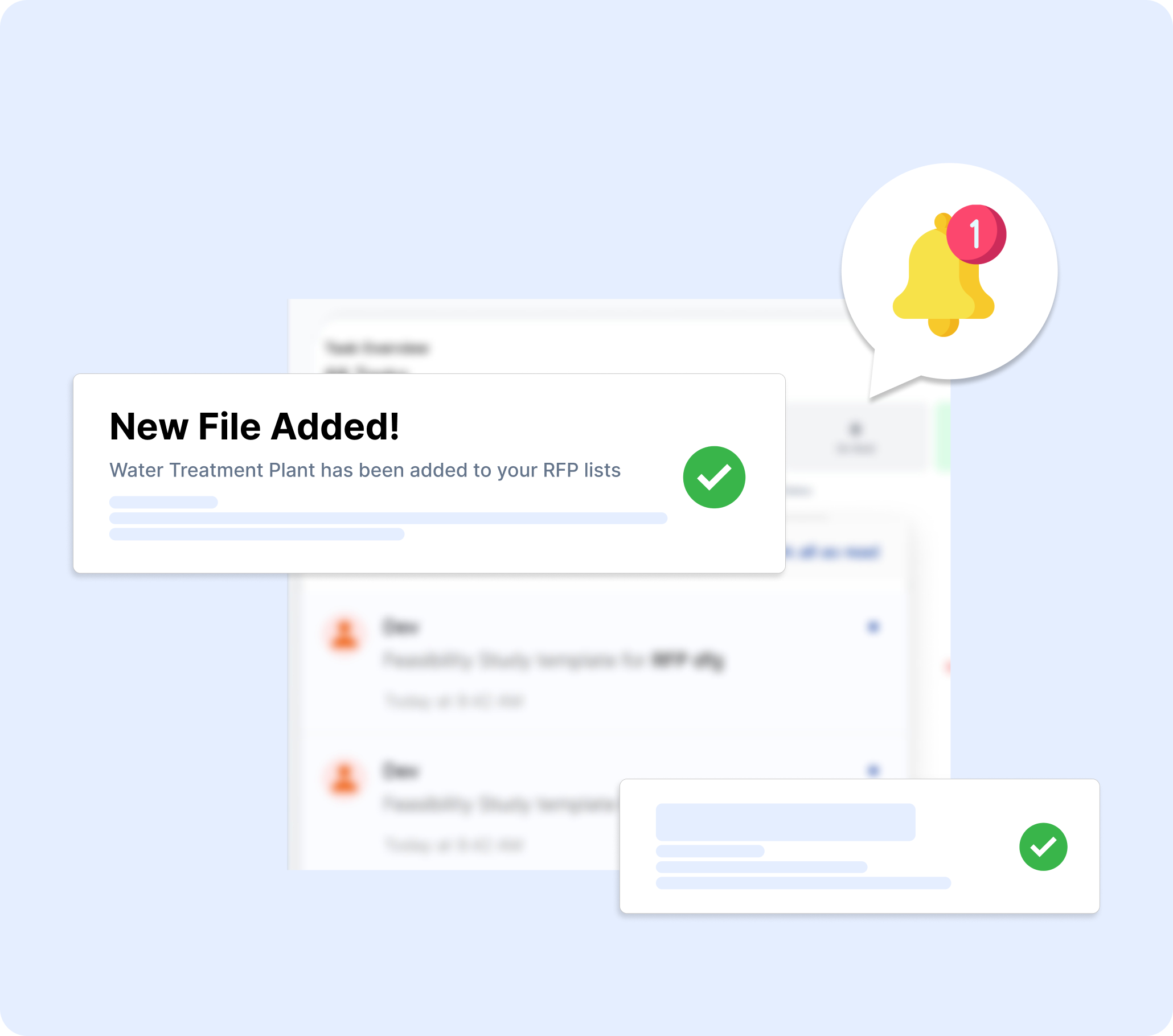 Data-driven tender alerts