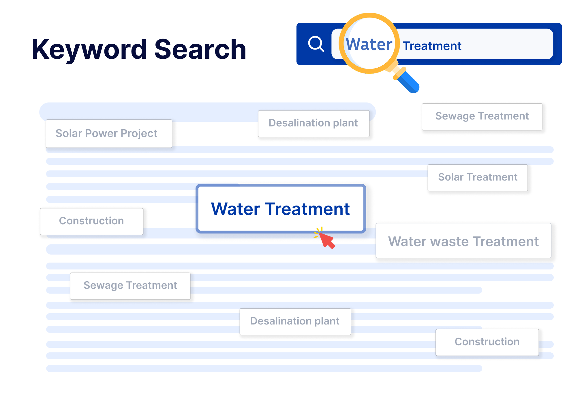 Tender search and monitoring dashboard